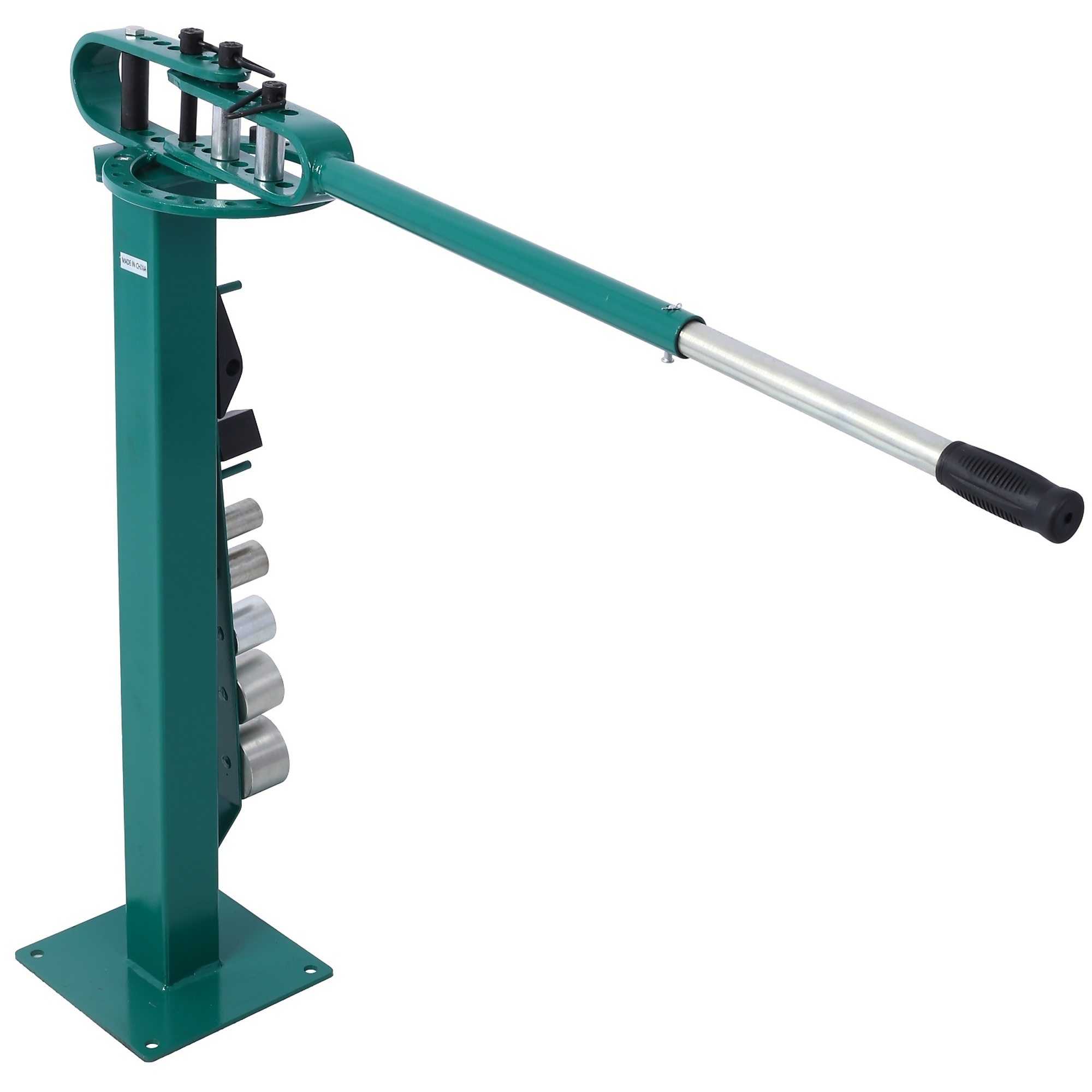 BlackTeck Versatile Metal Tubing Bender — 7 Dies, 44in. Telescoping Handle, Steel Construction, Model# N2-145719